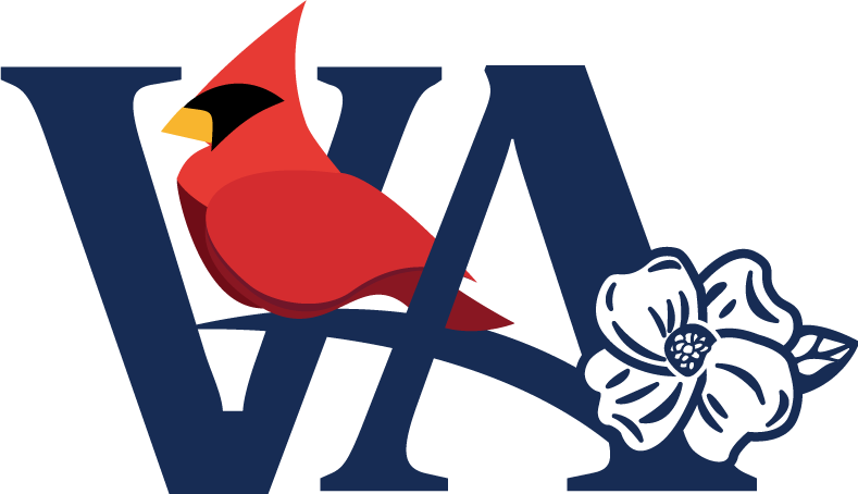 Virginia Cardinal Logo Blue